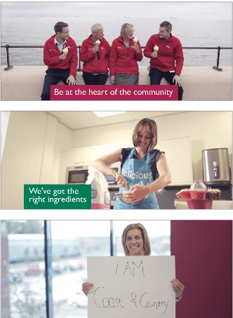 Our 'I am Coast & Country' video has been used as the centre of Coast & Country's induction programme and broader and internal communications work