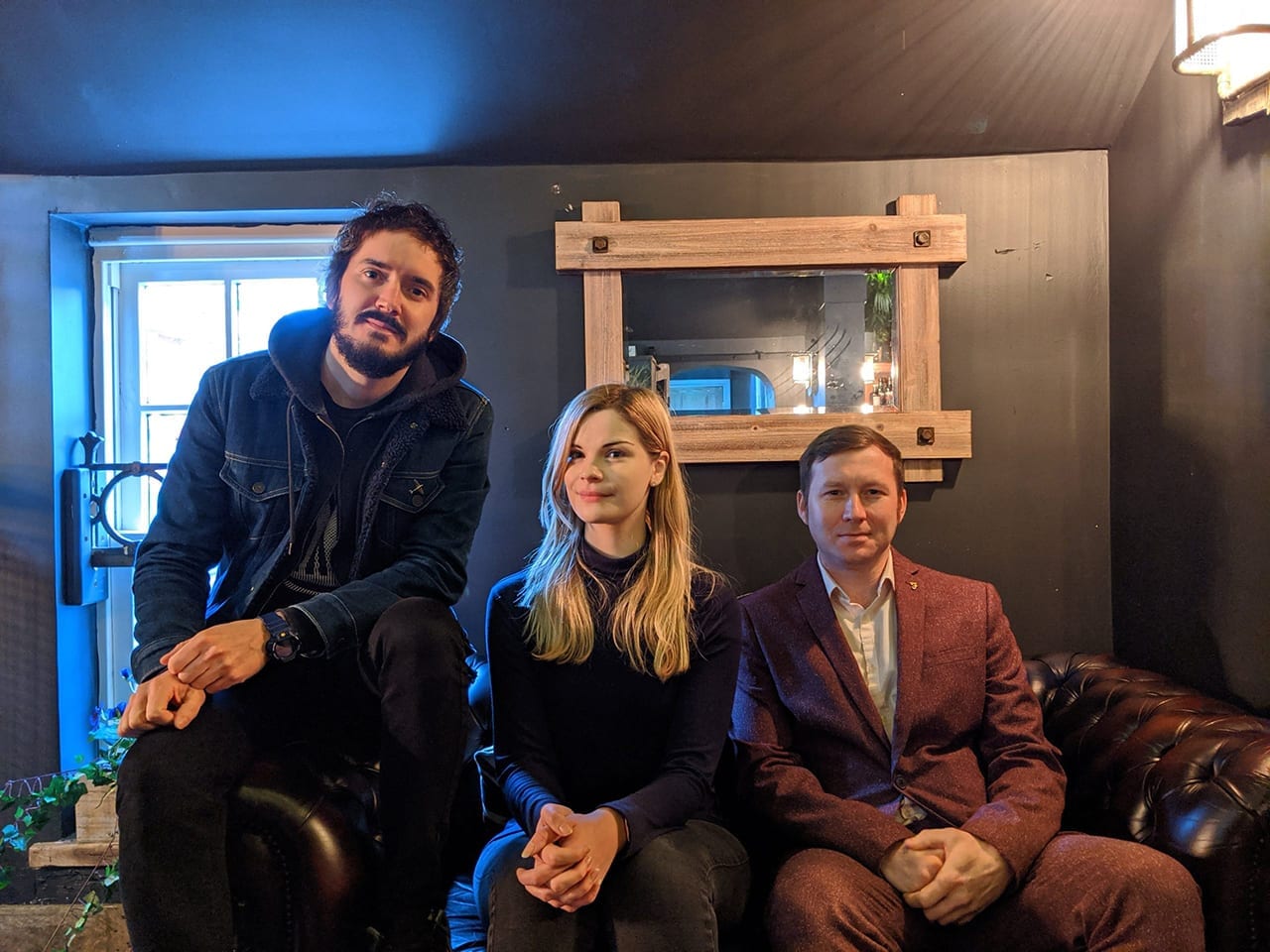 Photograph of new members of DTW team